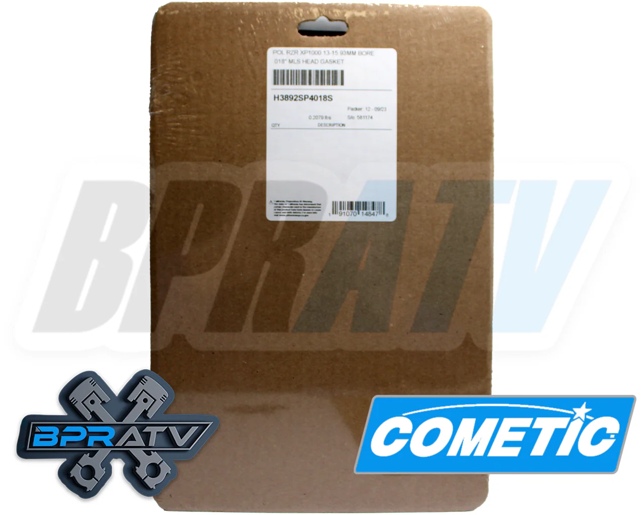 16-20 Polaris General 1000 XP Stock Bore Complete Gasket Kit COMETIC Head Gasket - Image 11