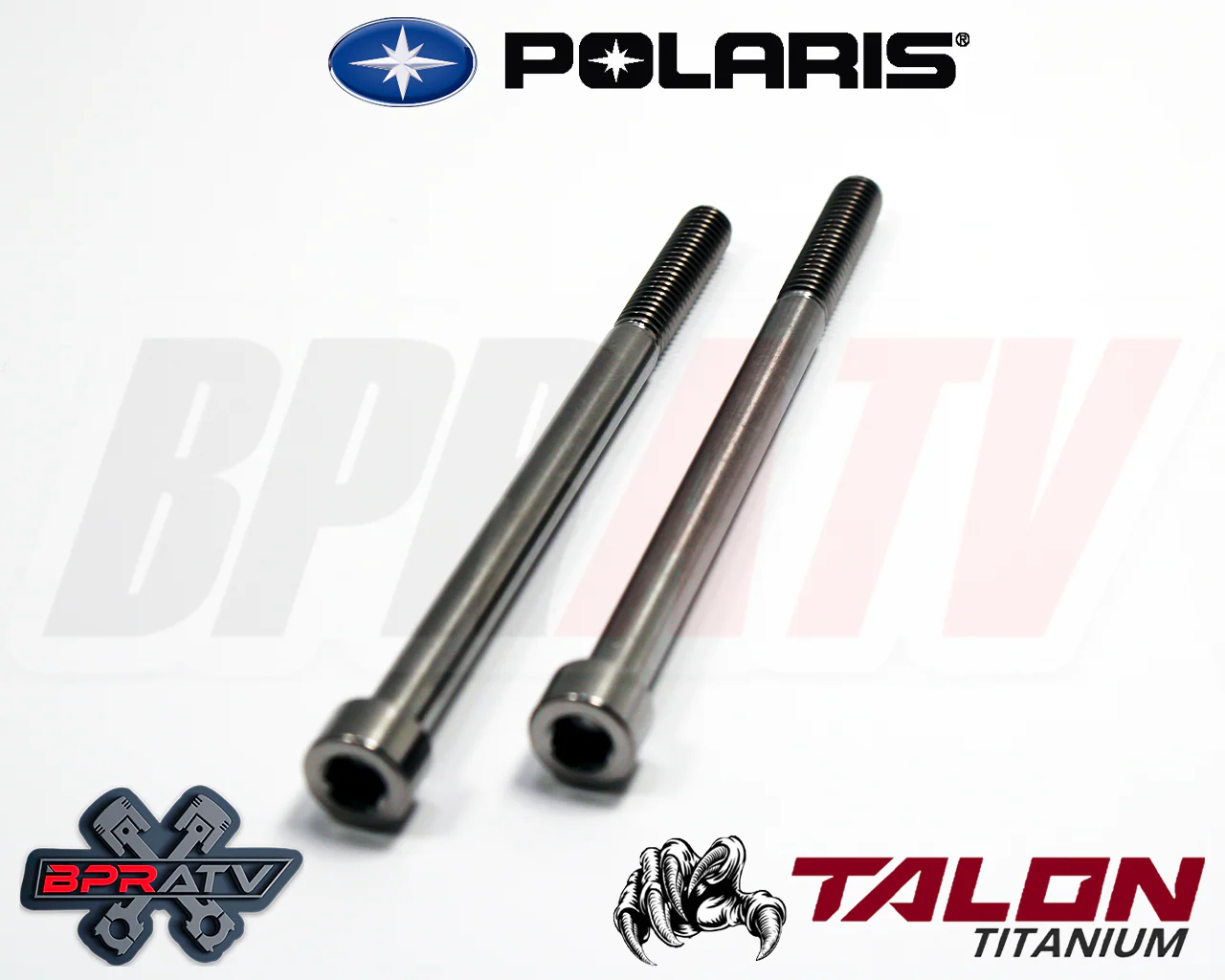 16-20 Polaris RZR Turbo COMPLETE BPRATV Titanium Cylinder Head Bolts Kit Studs - Image 9