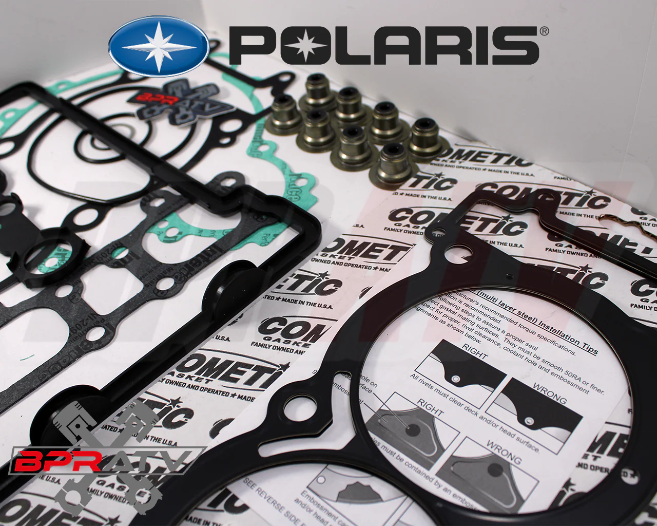 16-20 Polaris RZR XP 1000 98mm BIG BORE Complete Gasket Kit COMETIC Head Gasket - Image 6