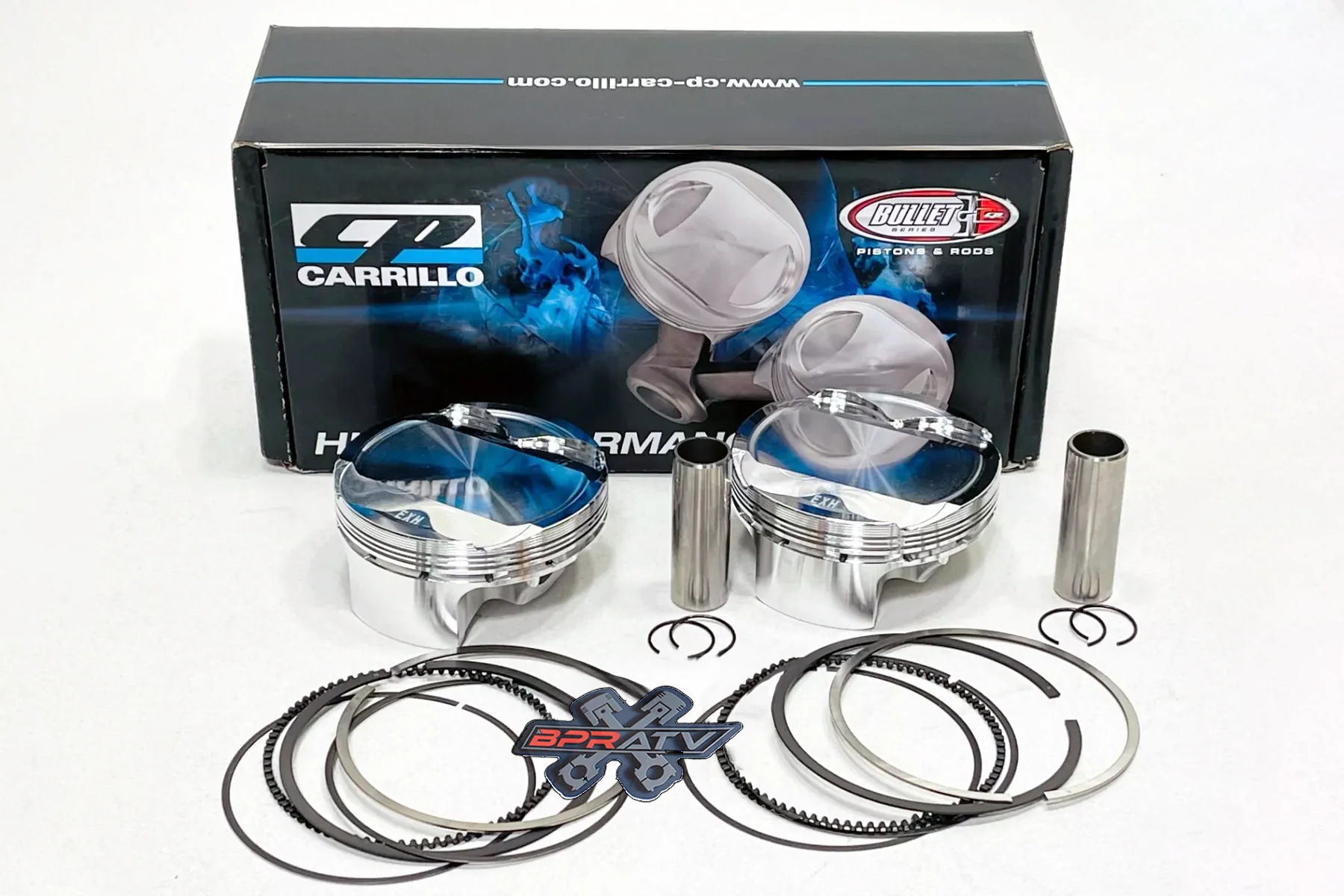 16-24 Polaris RZR XP Turbo 93mm 9.5:1 Stock Bore Cylinder CP Carrillo Pistons