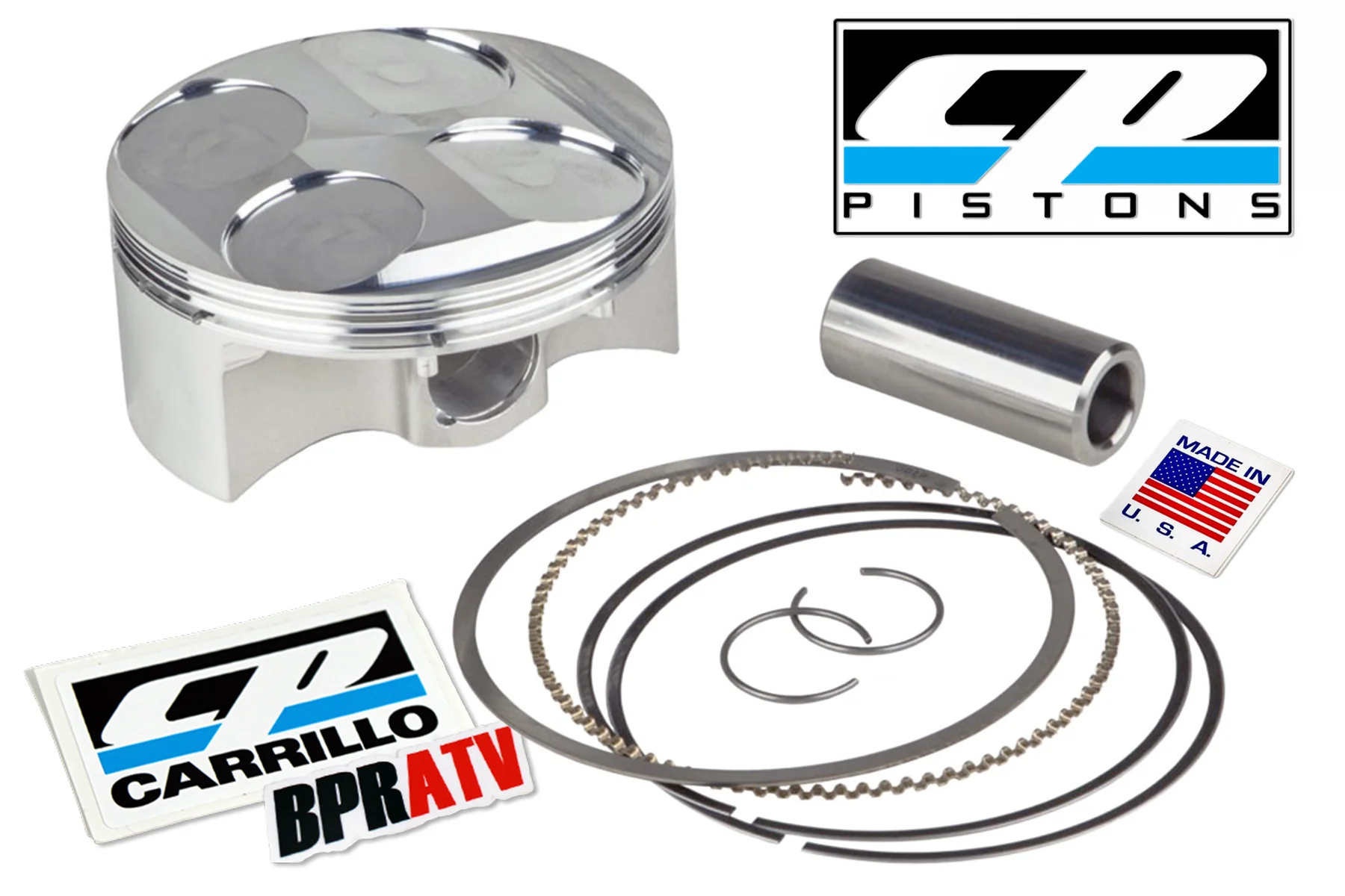 16-24 Polaris RZR XP Turbo S 4 93mm 10:1 Stock Bore Cylinder CP Carrillo Pistons - Image 4