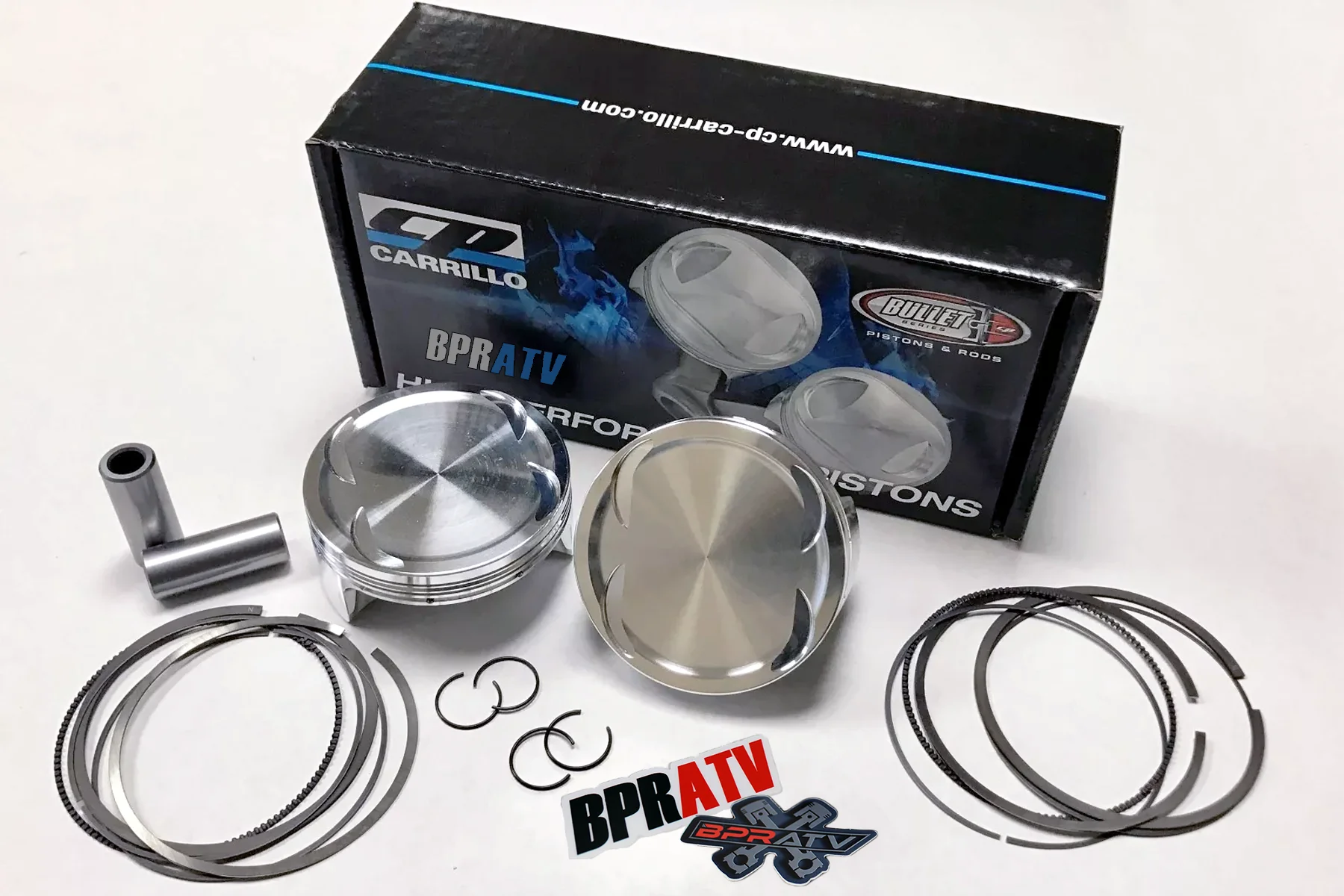 16-24 Polaris RZR XP Turbo S 93mm 9.5:1 Stock Bore Cylinder CP Carrillo Pistons - Image 2