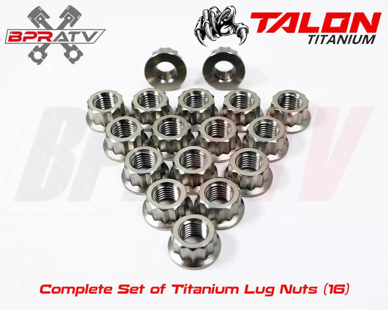 Heavy Duty Grade 5 Titanium Lug Nuts 16pc ATV Yamaha Raptor Banshee Replaces OEM - Image 8