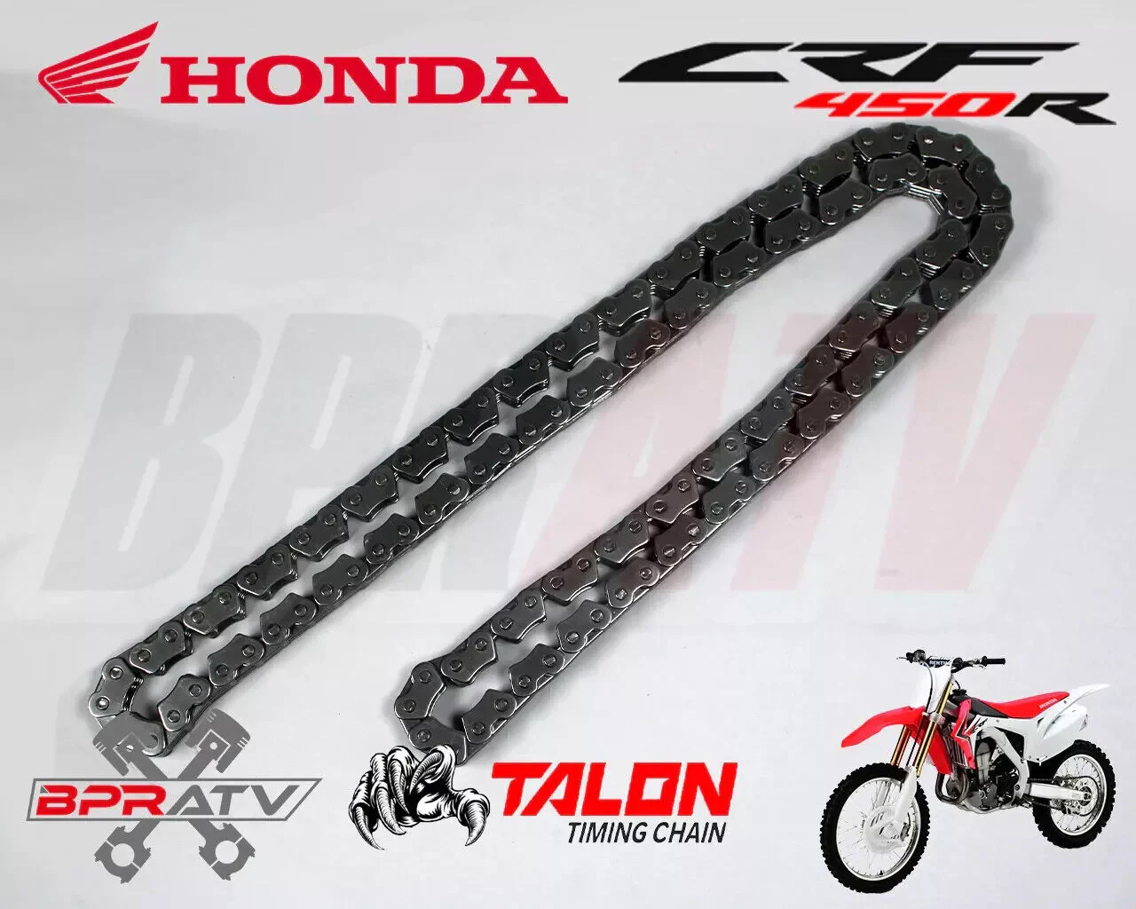 17-26 Honda CRF450R CRF 450RX BPRATV Heavy Duty OEM Replacement Cam Timing Chain - Image 16