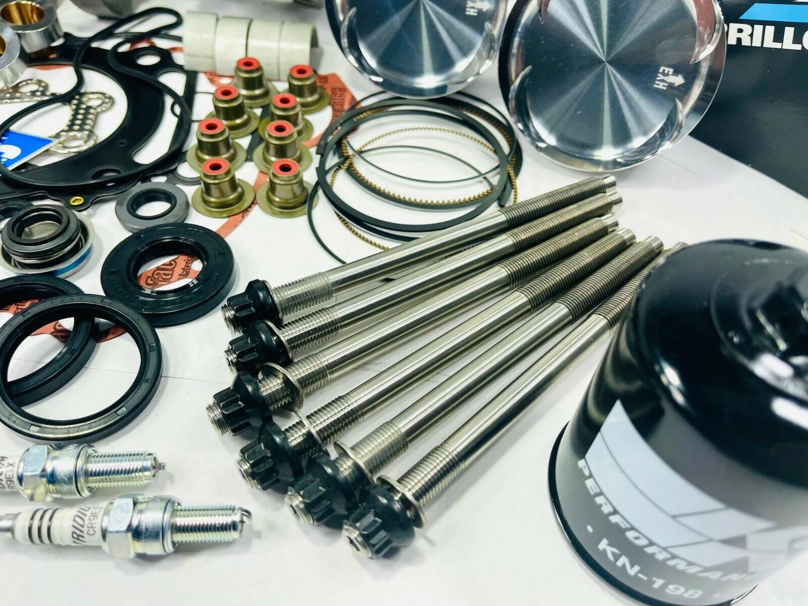 17+ XP1000 XP 1000 Rebuilt Motor Engine Rebuild Top Bottom End Oil Pump Part Kit - Image 5