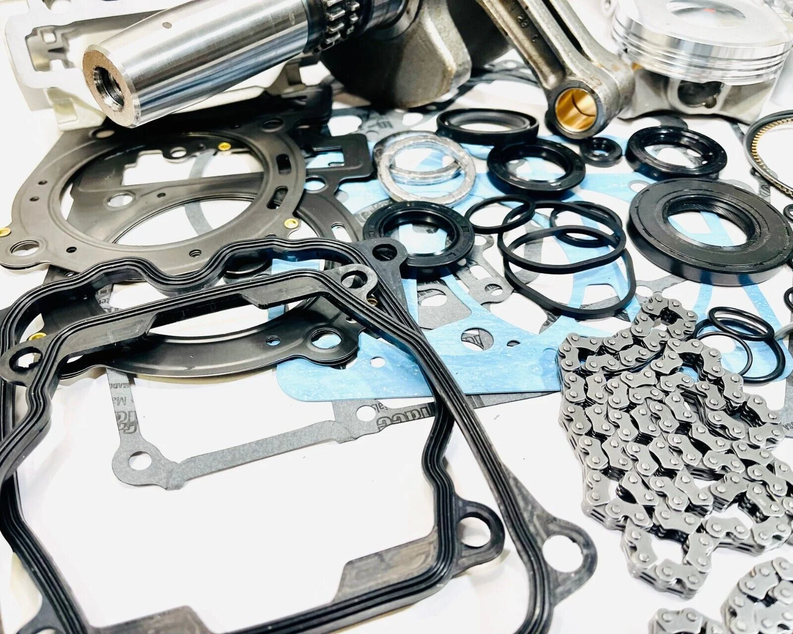 18+ Maverick 1000 Trail Sport MAX Rebuild Kit Complete Top Bottom End Assembly - Image 4
