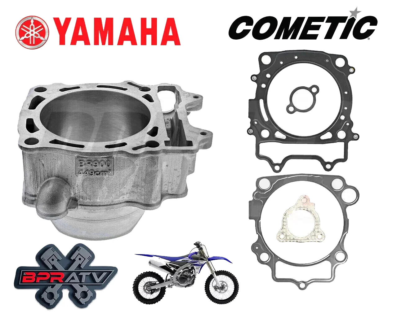 19-20 Yamaha YZ450FX YZ 450FX Stock Bore 97mm Cylinder Cometic Top End Gasket