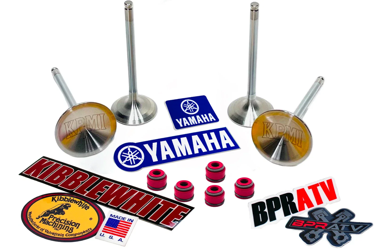 19-25 Yamaha YZ 250F YZ WR 250F Kibblewhite TITANIUM Intake Exhaust Valves Seals - Image 17