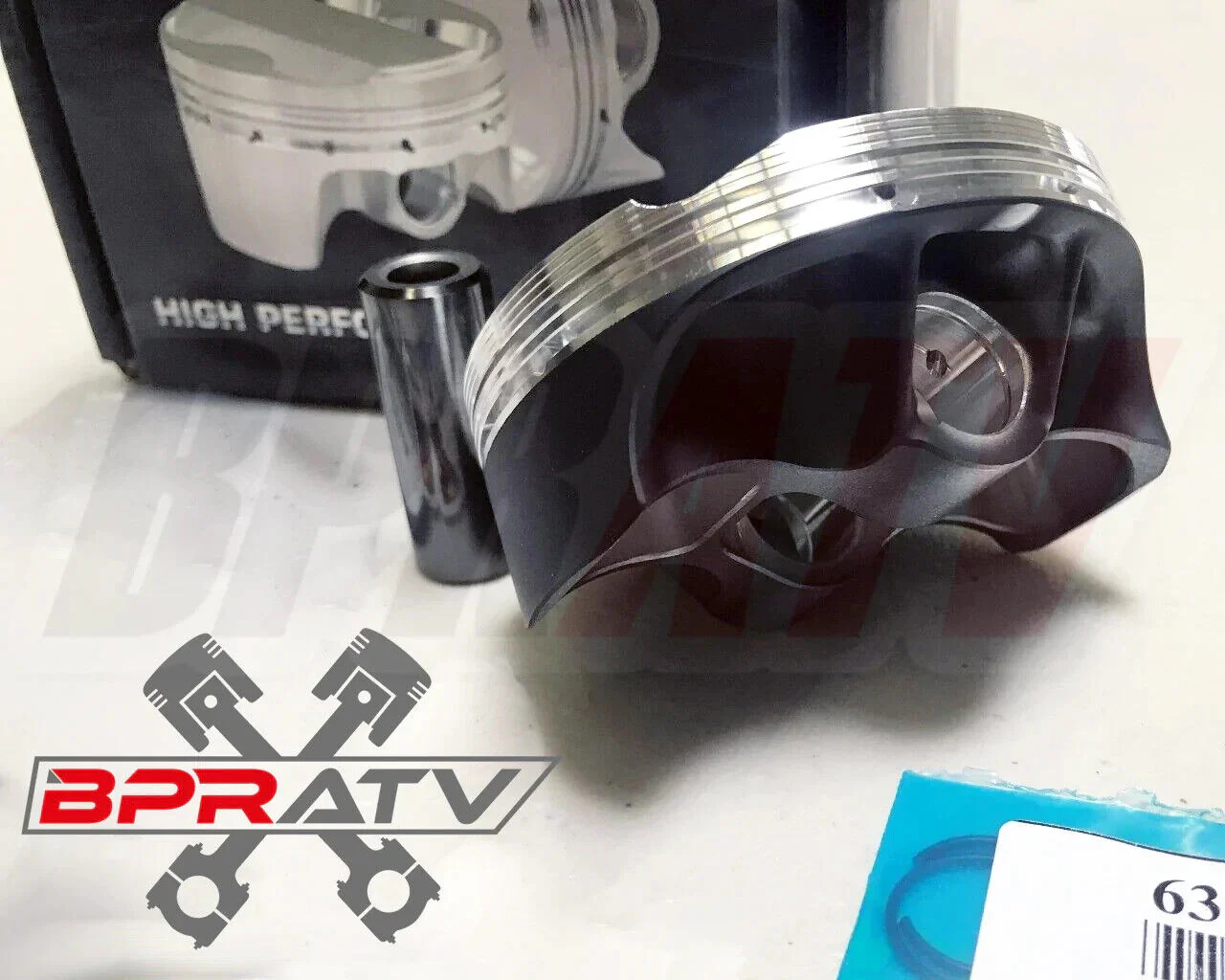 19-23 Kawasaki KX450F KX 450F 96mm Stock Bore 13.5:1 RACE Coat CP Piston Gaskets - Image 8