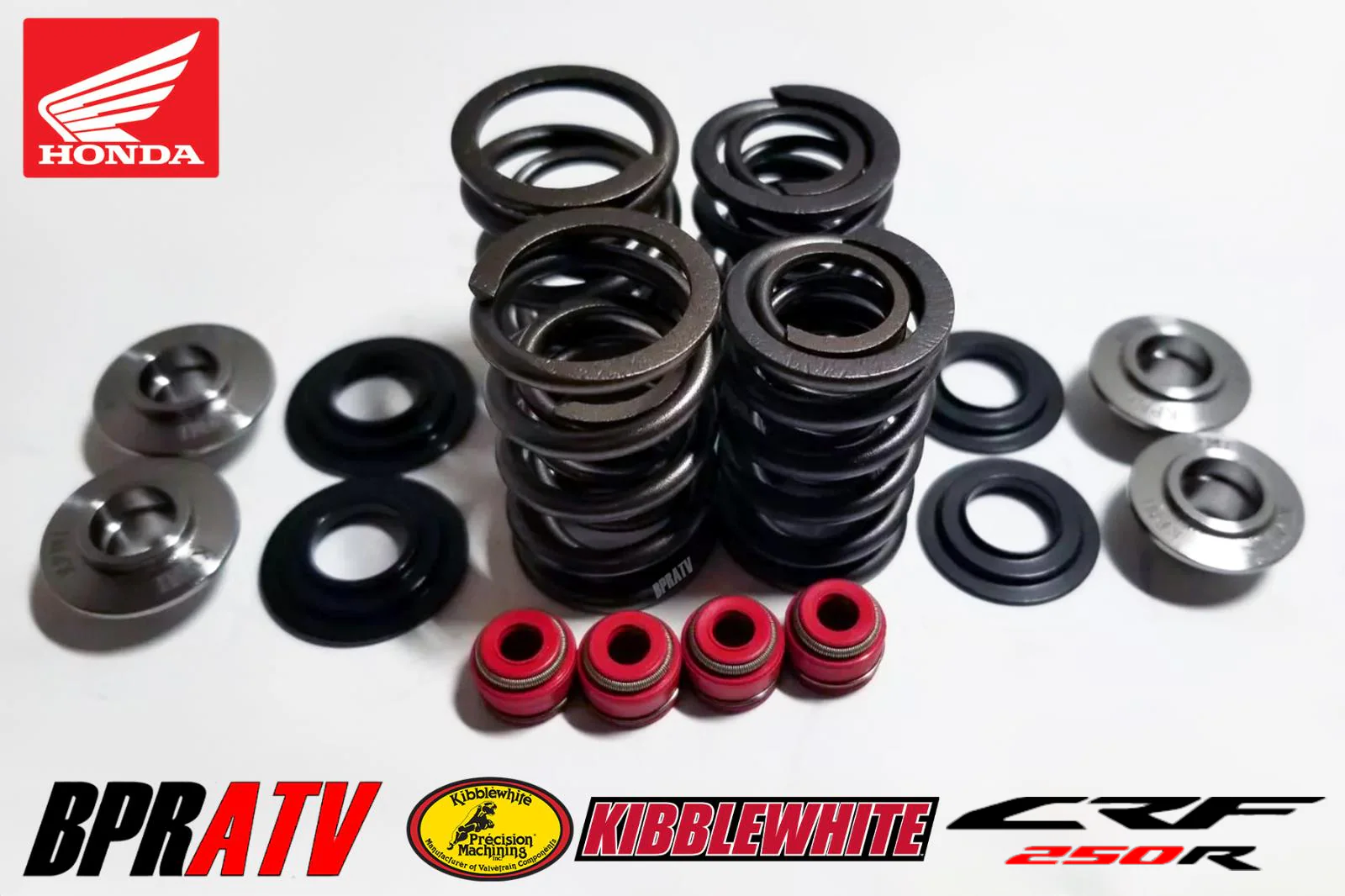 19-24 Honda CRF250RX CRF 250RX Kibblewhite Titanium Valves Spring Kit KPMI Seals - Image 17
