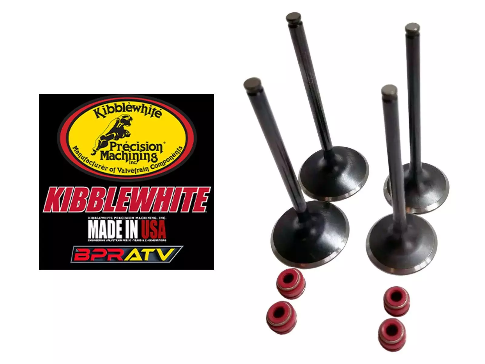 19-25 Yamaha YZ250F YZ 250F Stock Kibblewhite Intake Exhaust Valves RED Seals KP - Image 10