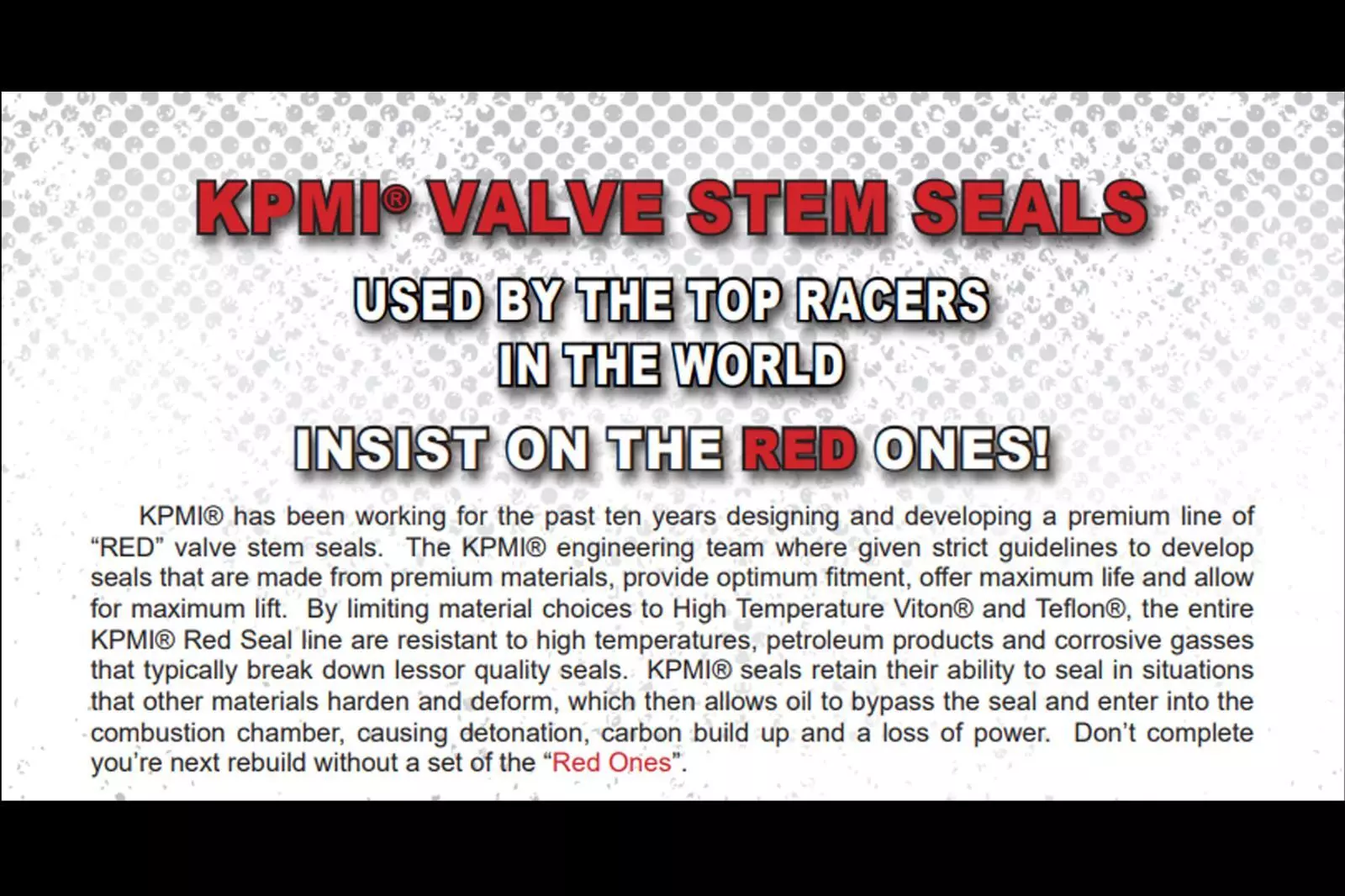 19-25 Yamaha YZ250F YZ 250F Stock Kibblewhite Intake Exhaust Valves RED Seals KP - Image 7