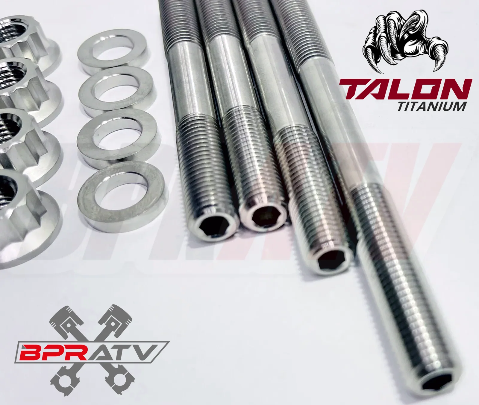 19+ Honda CRF450RW CRF 450RWE TITANIUM Cylinder Bolts Head Stud Kit Studs & Nuts - Image 17