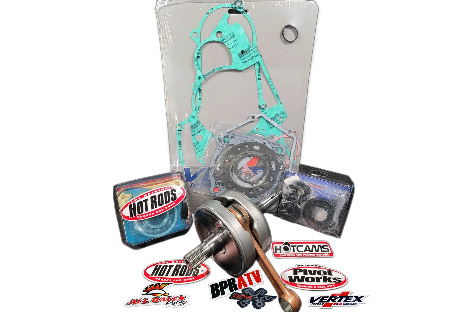1985-1986 Honda ATC 250R TRX 250R Hot Rods Bottom End Engine Rebuild Kit CBK0042 - Image 11