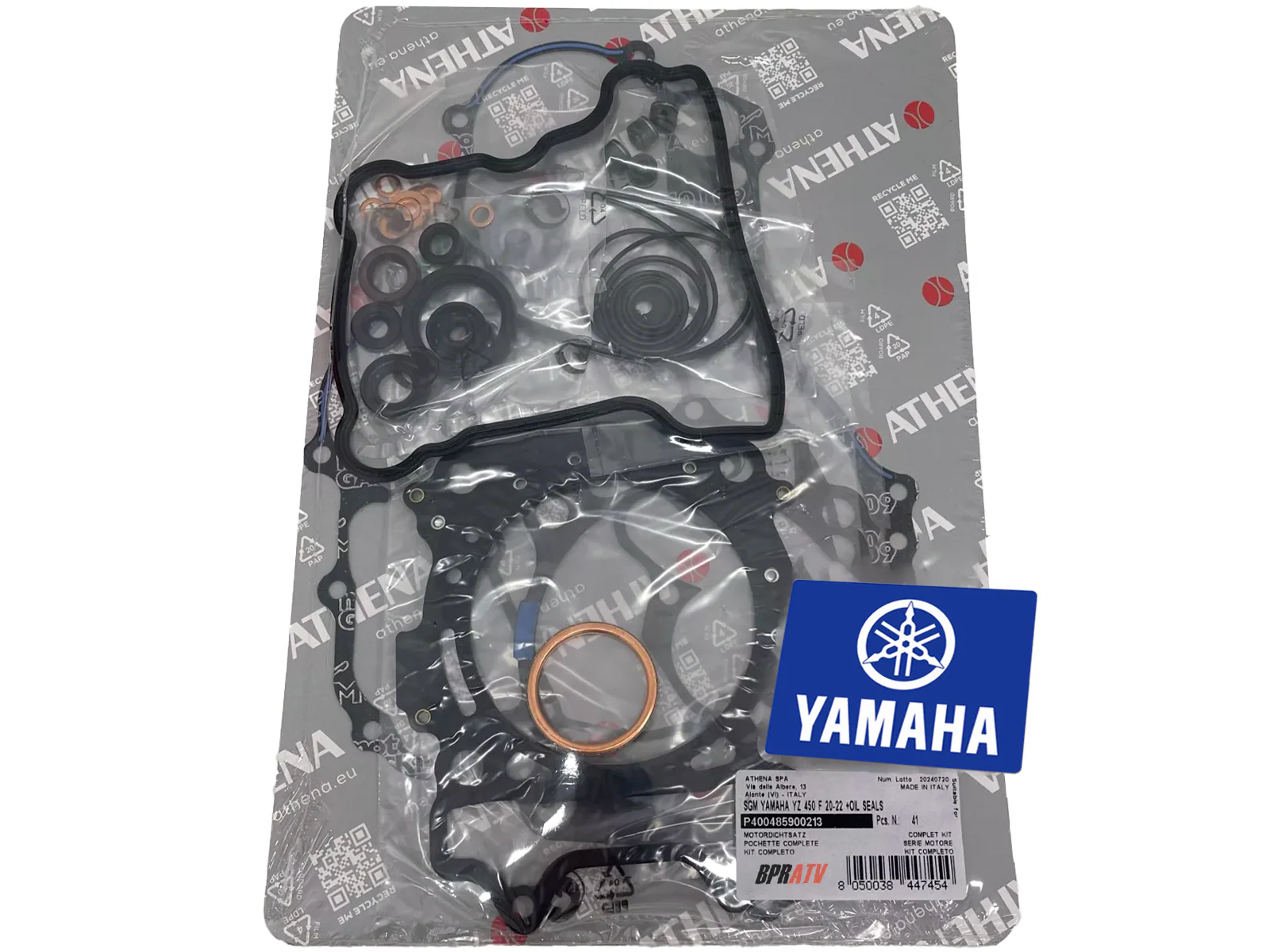 20-22 Yamaha YZ450F YZ 450F ATHENA Complete Motor Engine Gasket Kit Set Oil Seal - Image 10