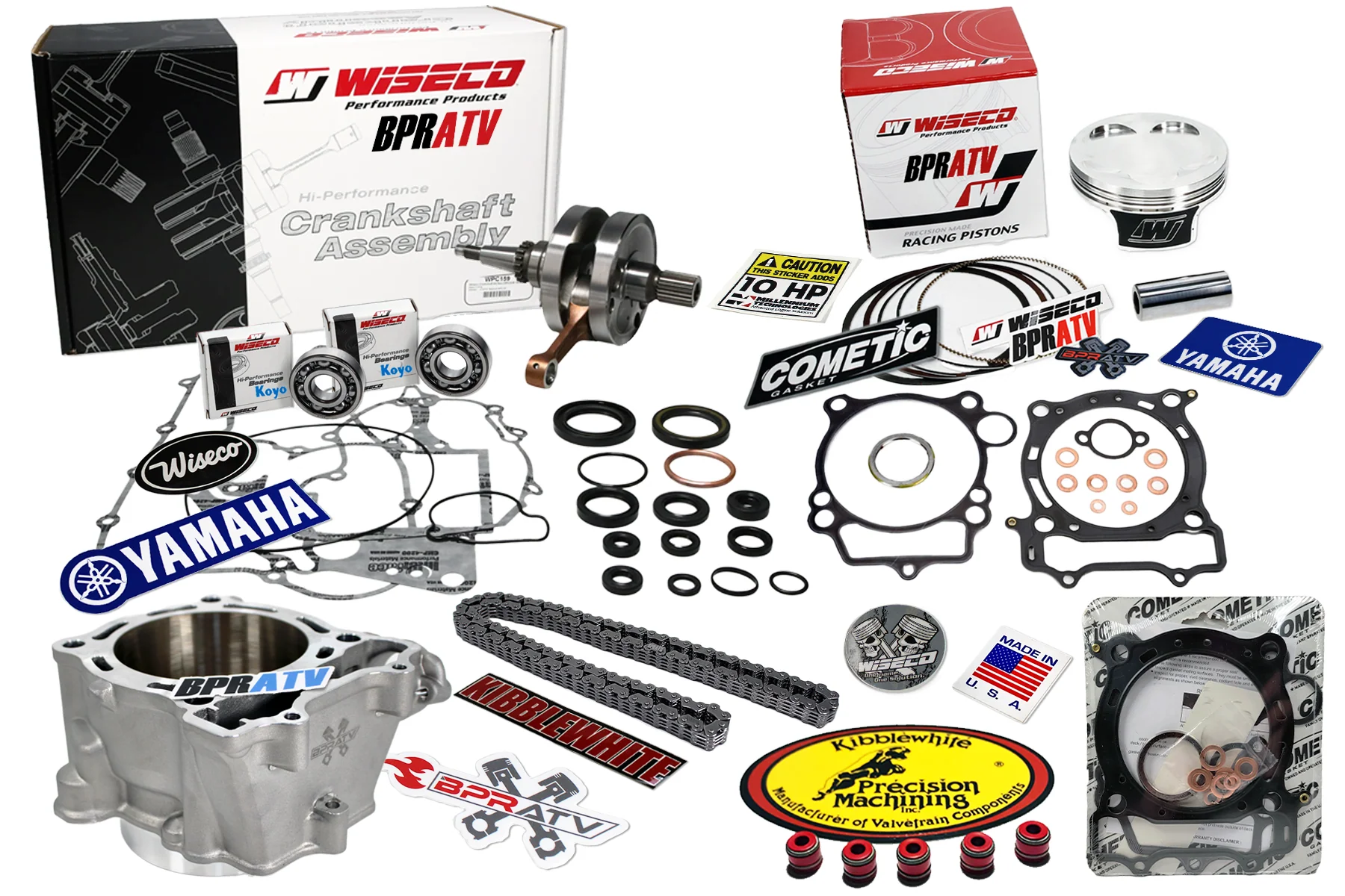 2003-2005 YZ450F YZ 450F 95mm Cylinder Wiseco Piston + Crank Engine Rebuild Kit