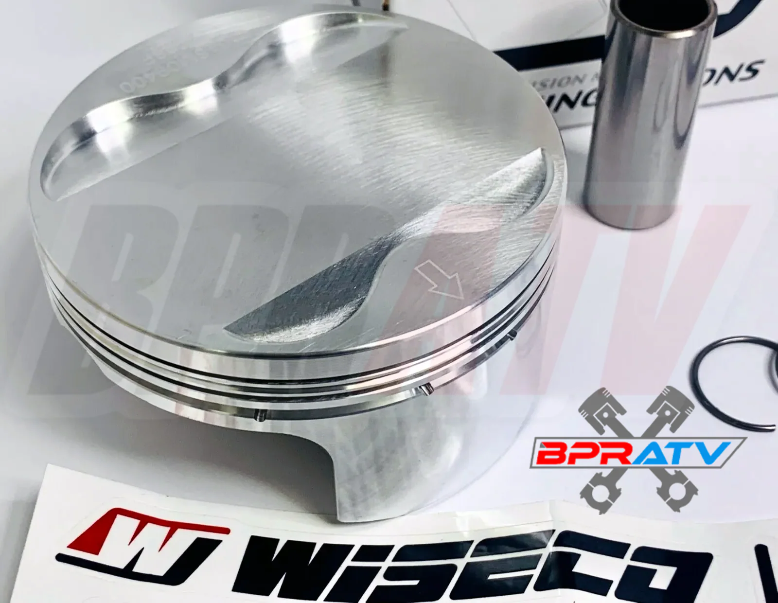 2005-11 Brute Force 750 KVF750 11.5:1 OEM STD 85mm Wiseco Piston Kit 4897M08500 - Image 6