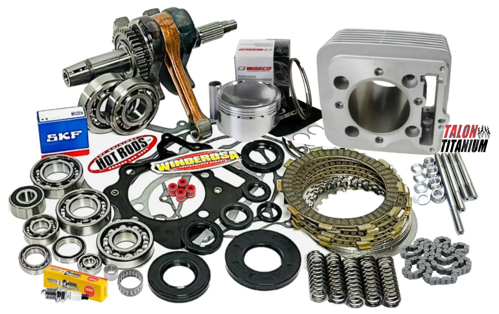 2005+ TRX 400EX 400X Full Top Bottom End Engine Rebuild Set Forged Piston Crank - Image 14