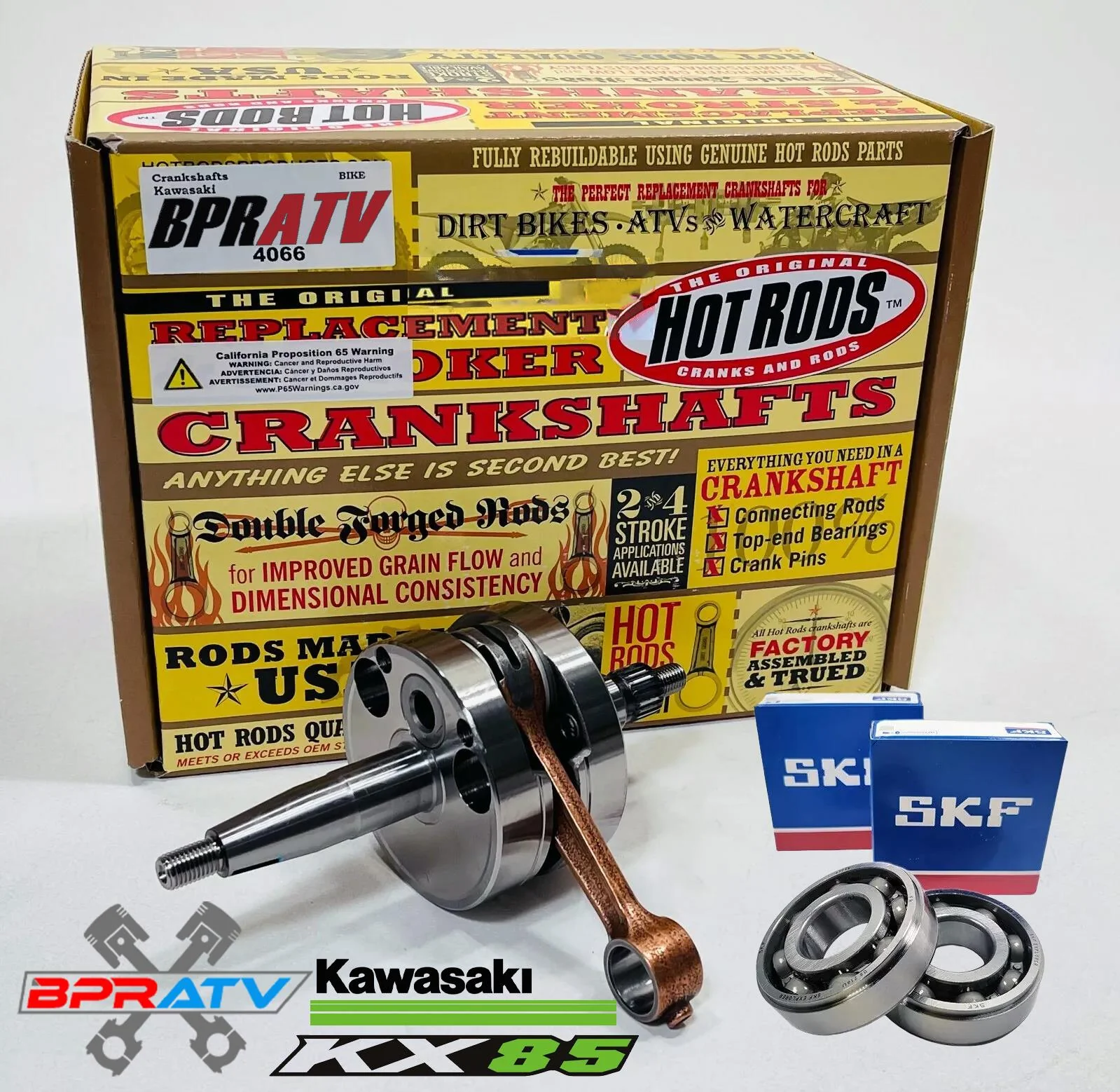 2006–2013 Kawasaki KX85 Rebuilt Motor Engine Rebuild Kit Top Bottom End Assembly - Image 2