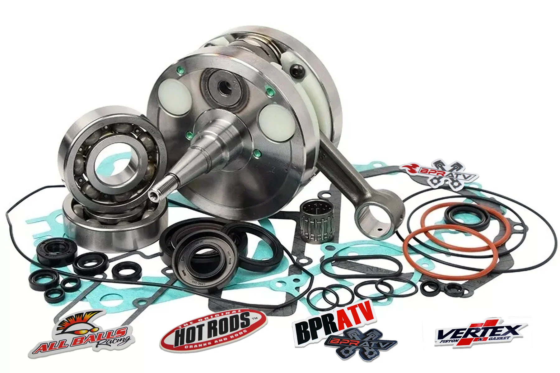 2006-2014 TRX450R TRX450ER Hot Rods Crank Bearings Seals Gaskets Rebuild Kit NEW - Image 4