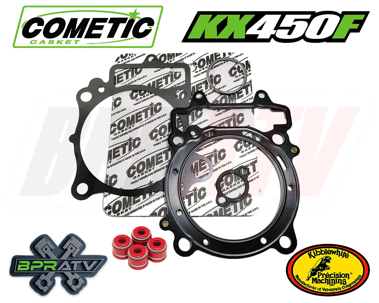 2009-2015 Kawasaki KX450F Kibblewhite Cylinder Head Service Kit Valves & Springs - Image 11