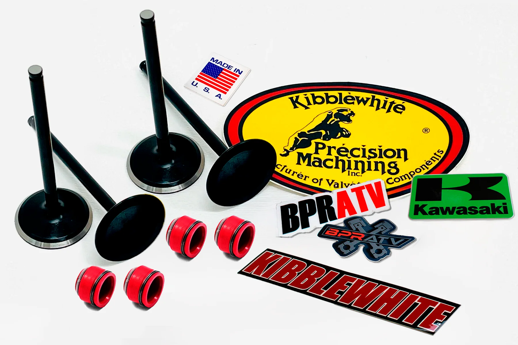 2009-2015 Kawasaki KX450F Kibblewhite Cylinder Head Service Kit Valves & Springs - Image 6