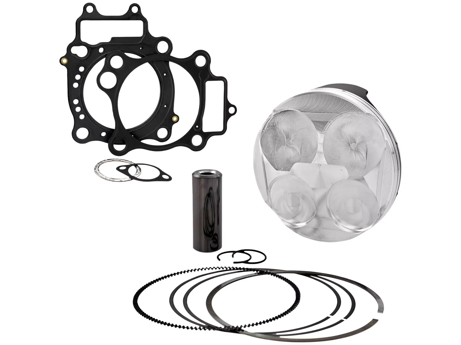 2010-2013 Honda CRF250R CRF 250R 76.80mm 14:1 CP Carrillo Piston Cometic Gaskets - Image 15