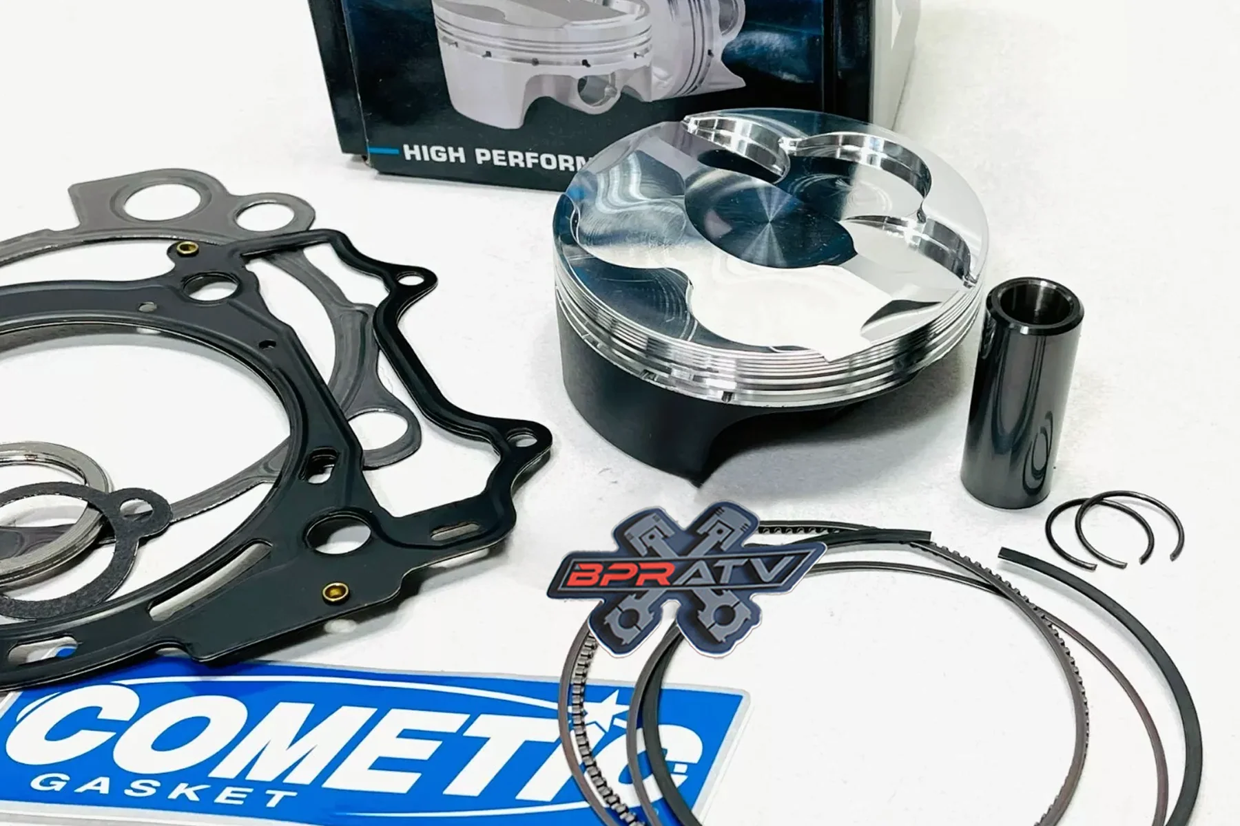 2010-2013 Honda CRF250R CRF 250R 76.80mm 14:1 CP Carrillo Piston Cometic Gaskets - Image 19