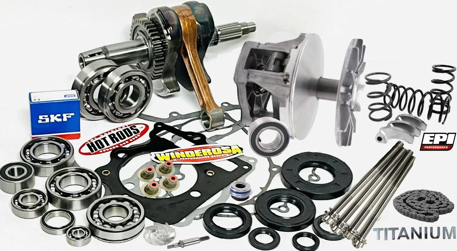 2012 RZR 570 Crank Bottom End Motor Engine Rebuild Kit EPI Sand Duner Clutch