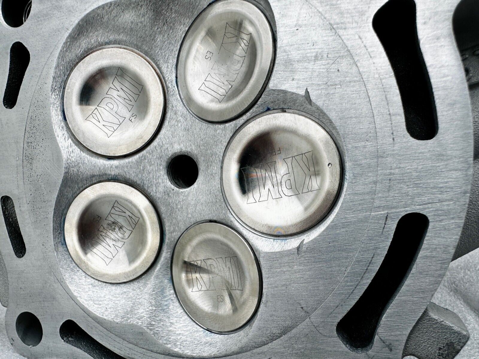 2014+ YFZ450R Ported Assembled Cylinder Head Kibblewhite Valves Port Polish Head - Image 5