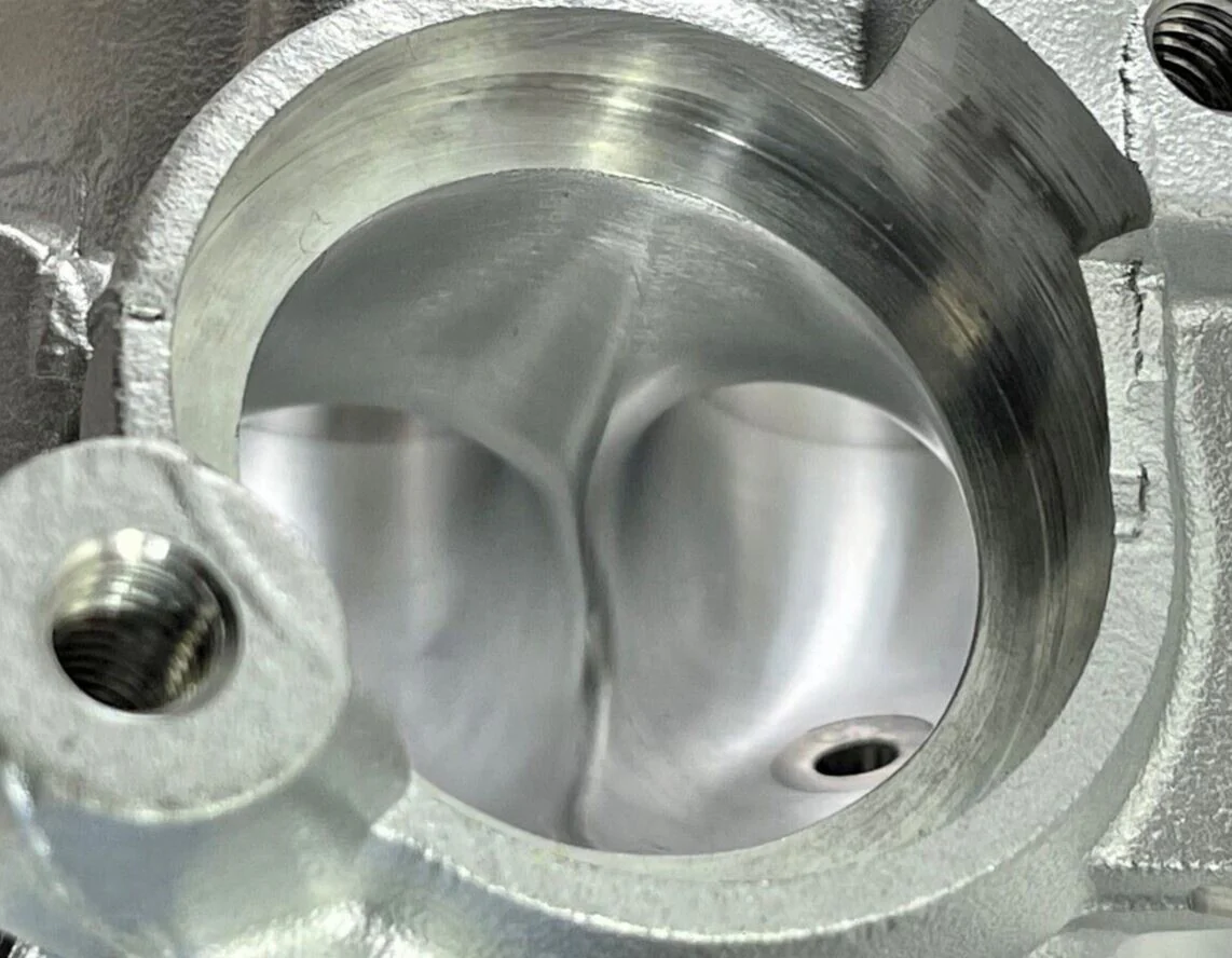 2014+ YFZ450R Ported Assembled Cylinder Head Kibblewhite Valves Port Polish Head - Image 6