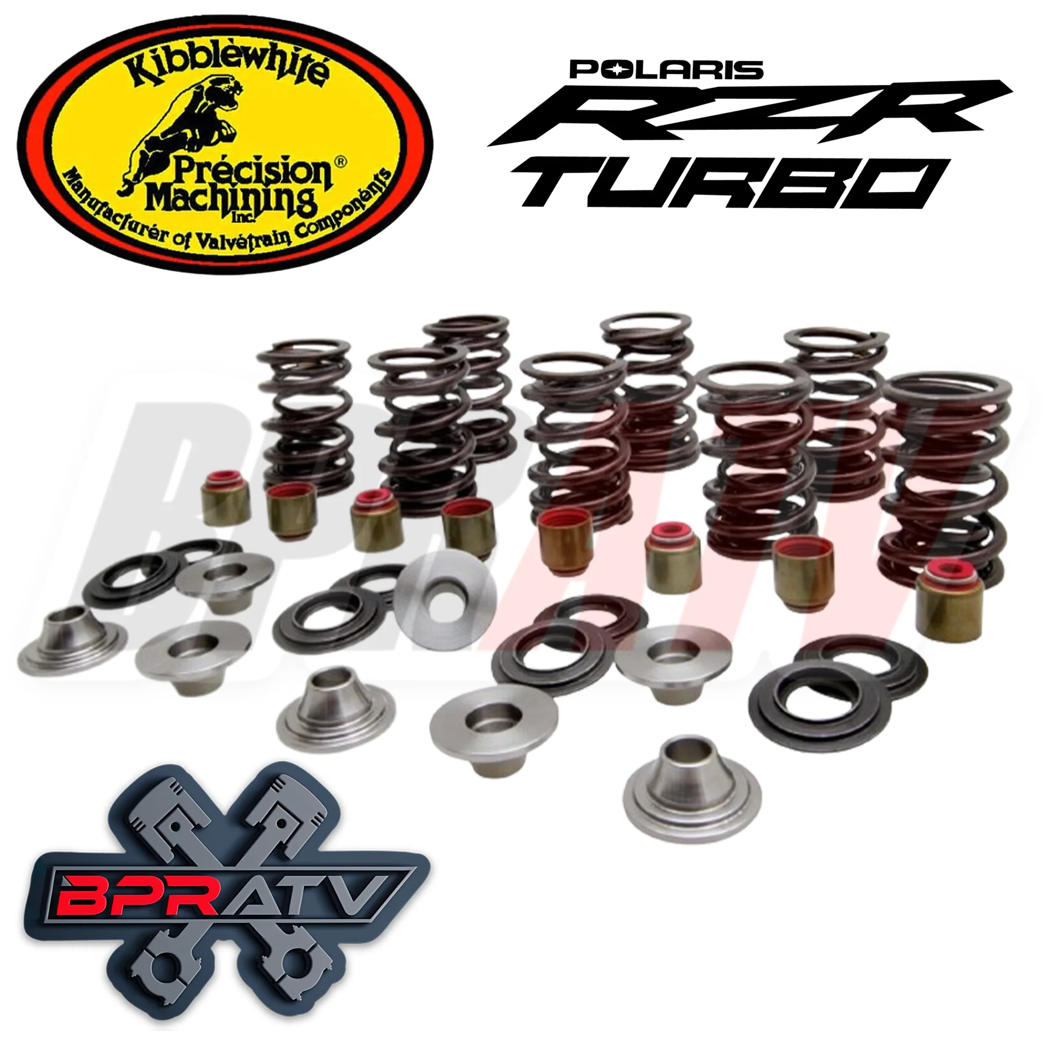 2015 RZR XP 1000 Kibblewhite Valve Springs KPMI Beehive Spring Kit Viton Seals - Image 3