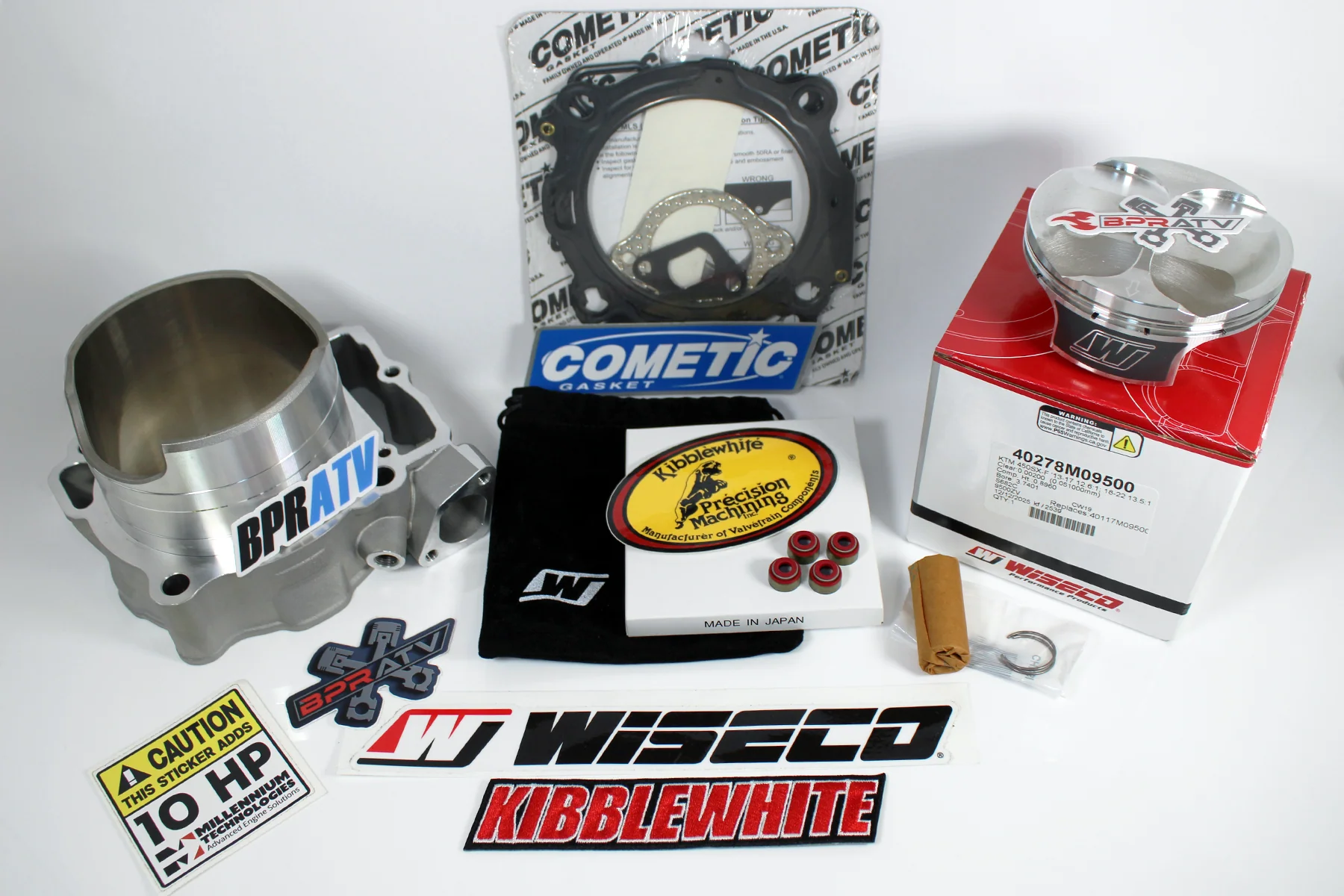 KTM 450 SXF XCF Husqvarna FC FX GasGas MC Top End Rebuild Kit 95mm Wiseco Piston - Image 11