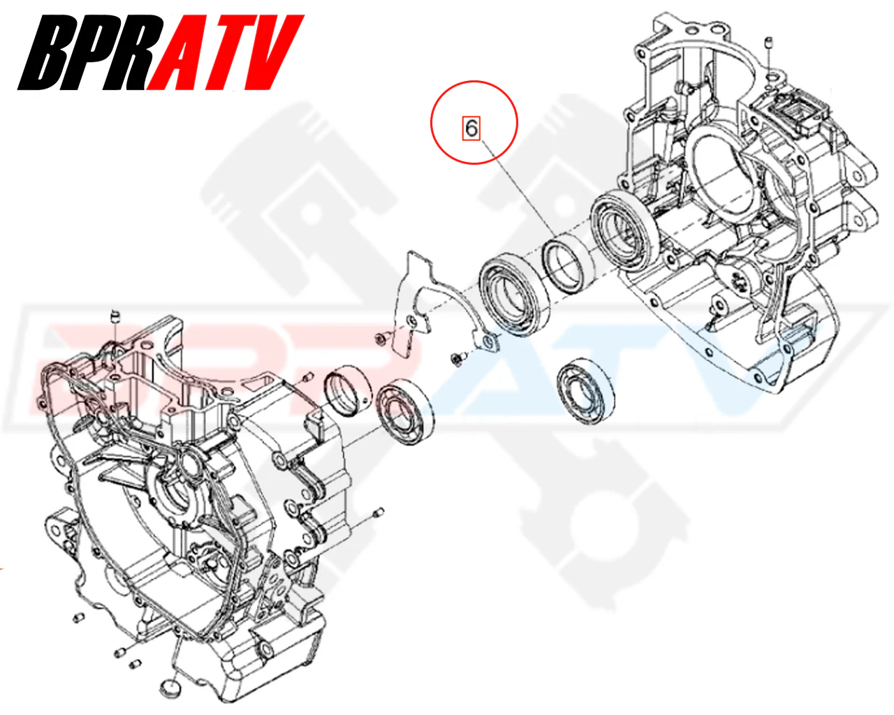 2016 Ranger Crew XP 570 EPS XP570 OEM Replacement Bearing Spacer 5137838 5137496 - Image 2