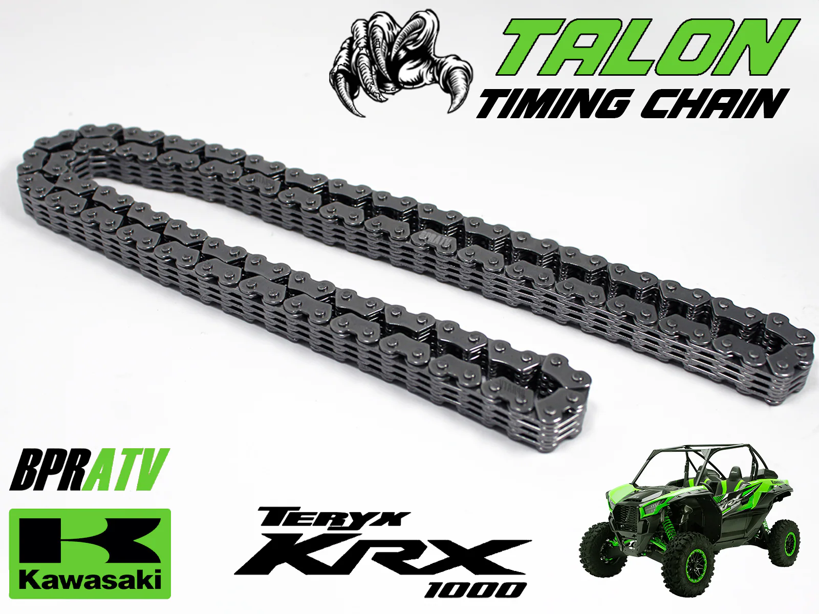 24+ Kawasaki Mule PRO FX / FXR / FXT 1000 Heavy Duty Timing Cam Chain 92057-0769 - Image 3