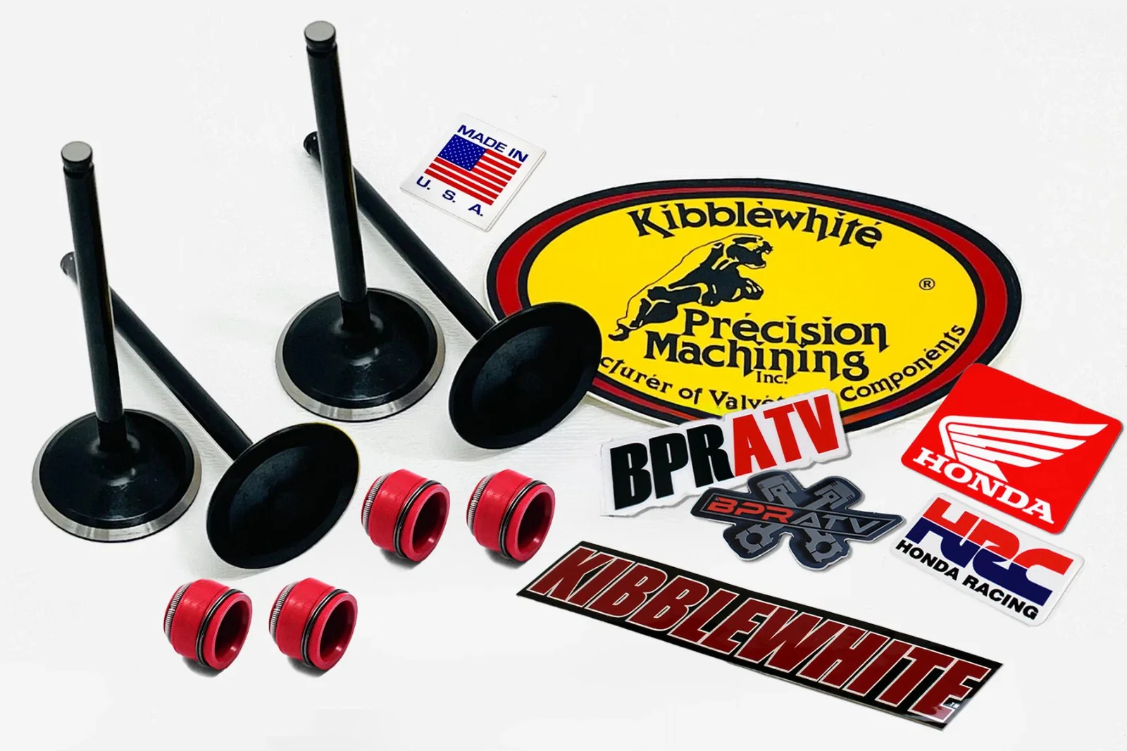 400EX 400X XR400R Kibblewhite Valves Valve Springs Cylinder Head Valve Cover Kit - Image 5