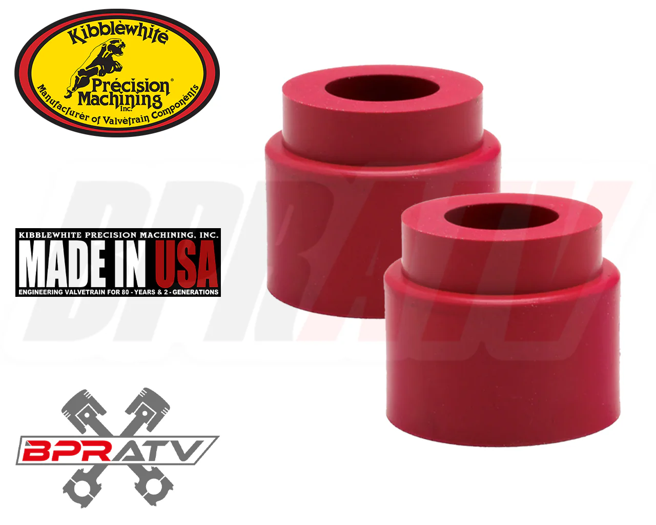 71-76 Triumph TRIDENT Kibblewhite RED Viton Valve Stem Seals 71012-4 Set of Four - Image 6