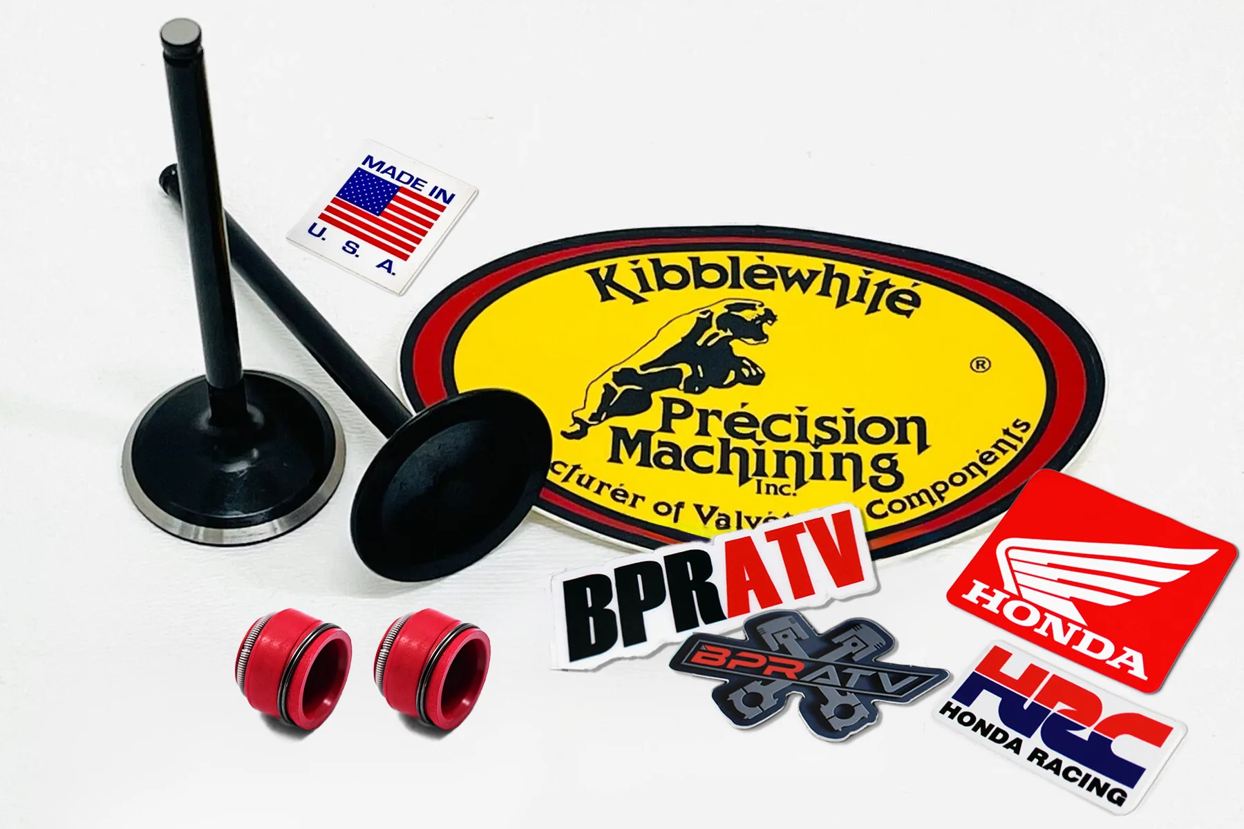 80-02 Honda XR200 XR 200 XR200R OEM Head Kibblewhite Intake Exhaust Valves Seals - Image 2