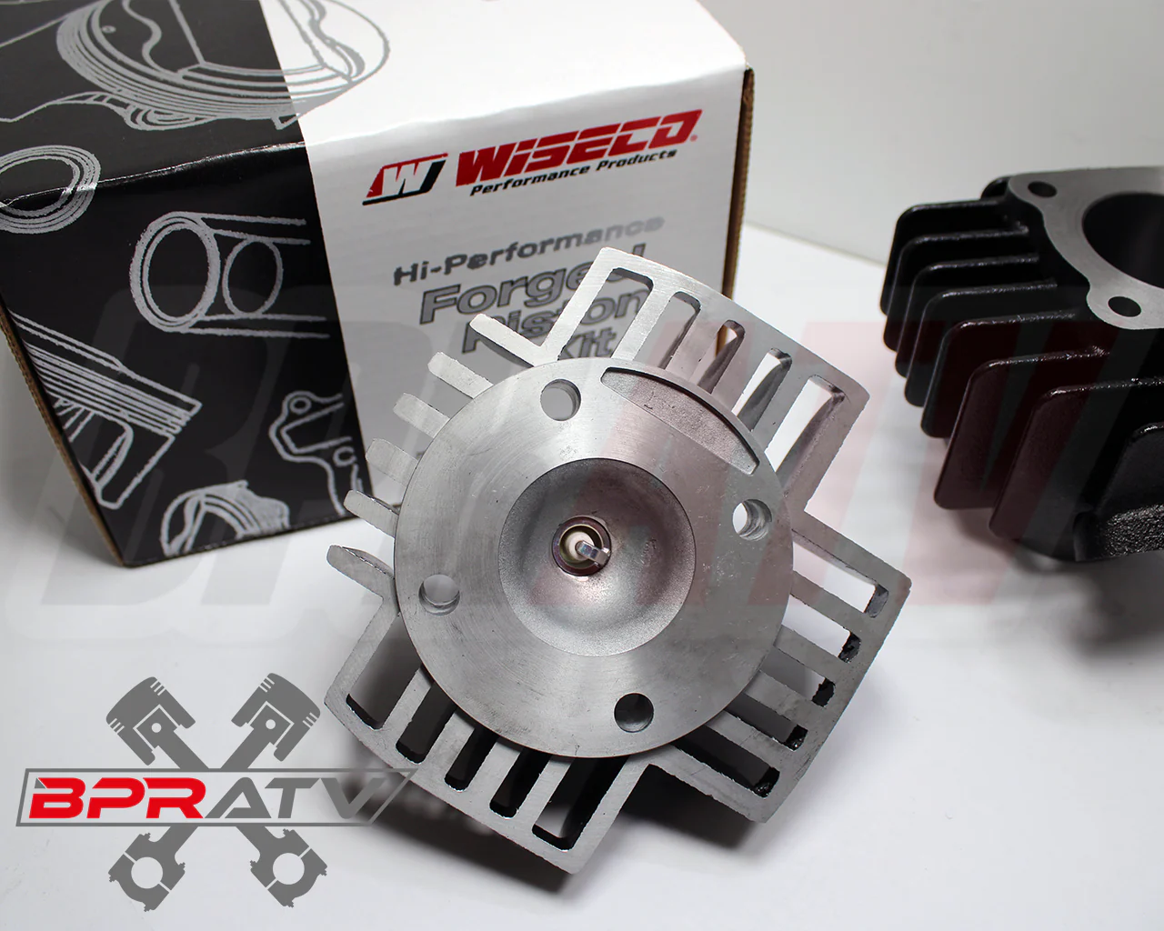81-25 Yamaha PW50 Y-Zinger Stock Bore Complete WISECO Piston Top End Rebuild Kit - Image 16