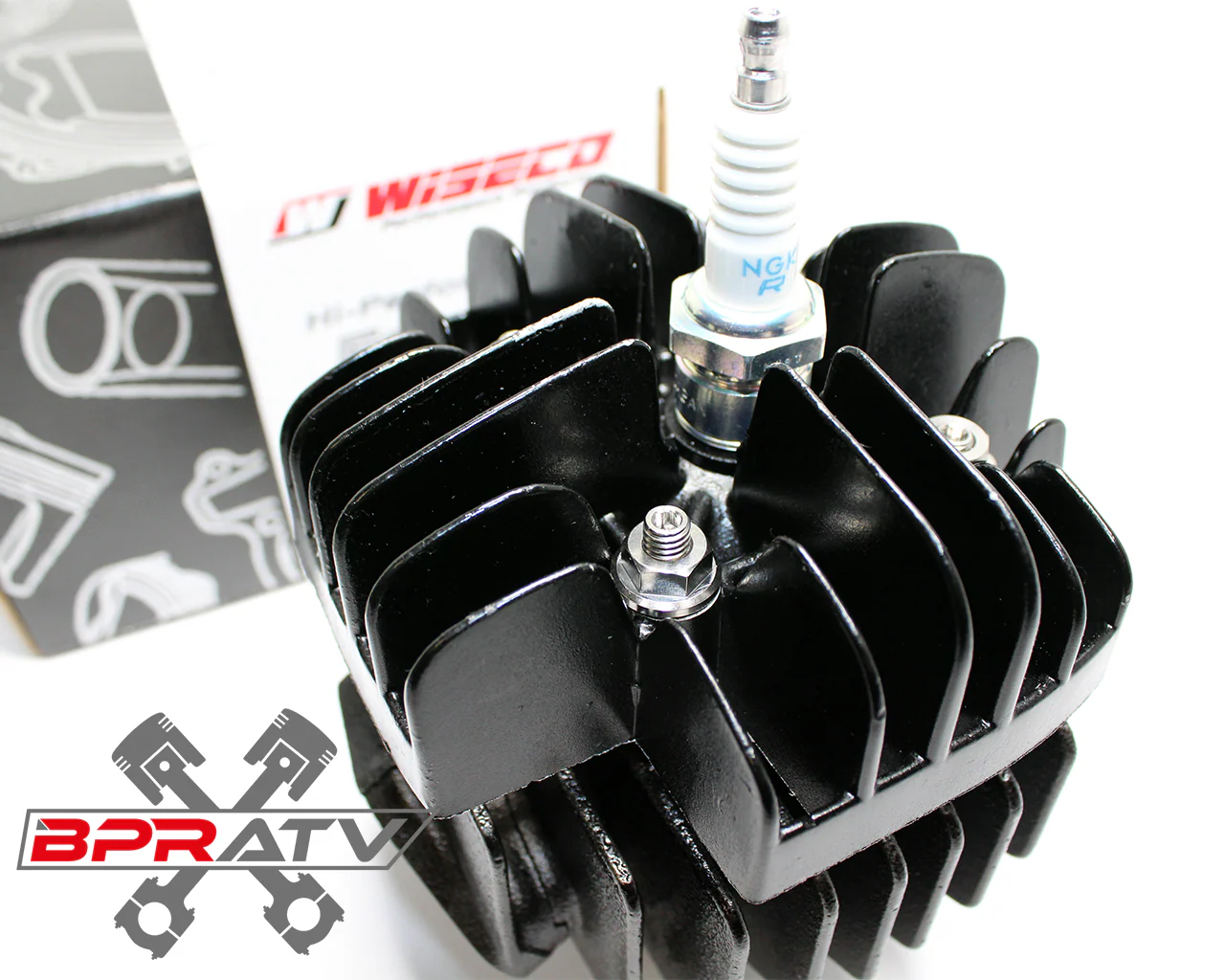 81-25 Yamaha PW50 Y-Zinger Stock Bore Complete WISECO Piston Top End Rebuild Kit - Image 4
