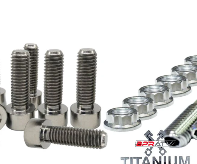 81-84 ATC250R Ti Top End Stud Bolts TITANIUM Cylinder Head Stud Bolt Kit Intake - Image 3