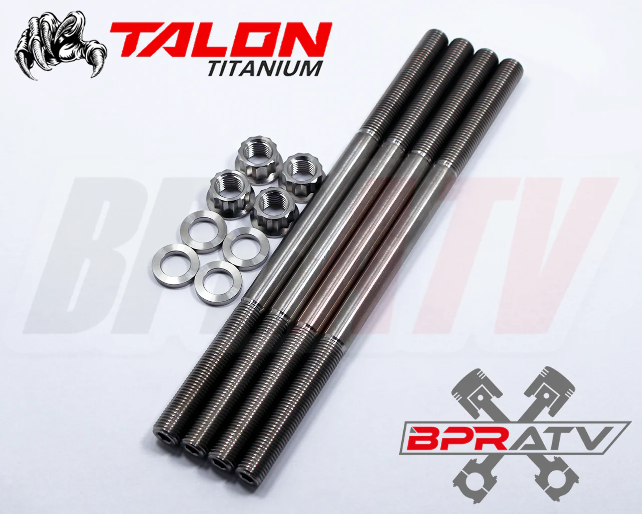85-87 Honda TRX250 TRX 250 FOURTRAX Titanium Cylinder Bolts Studs Head Stud Kit - Image 13