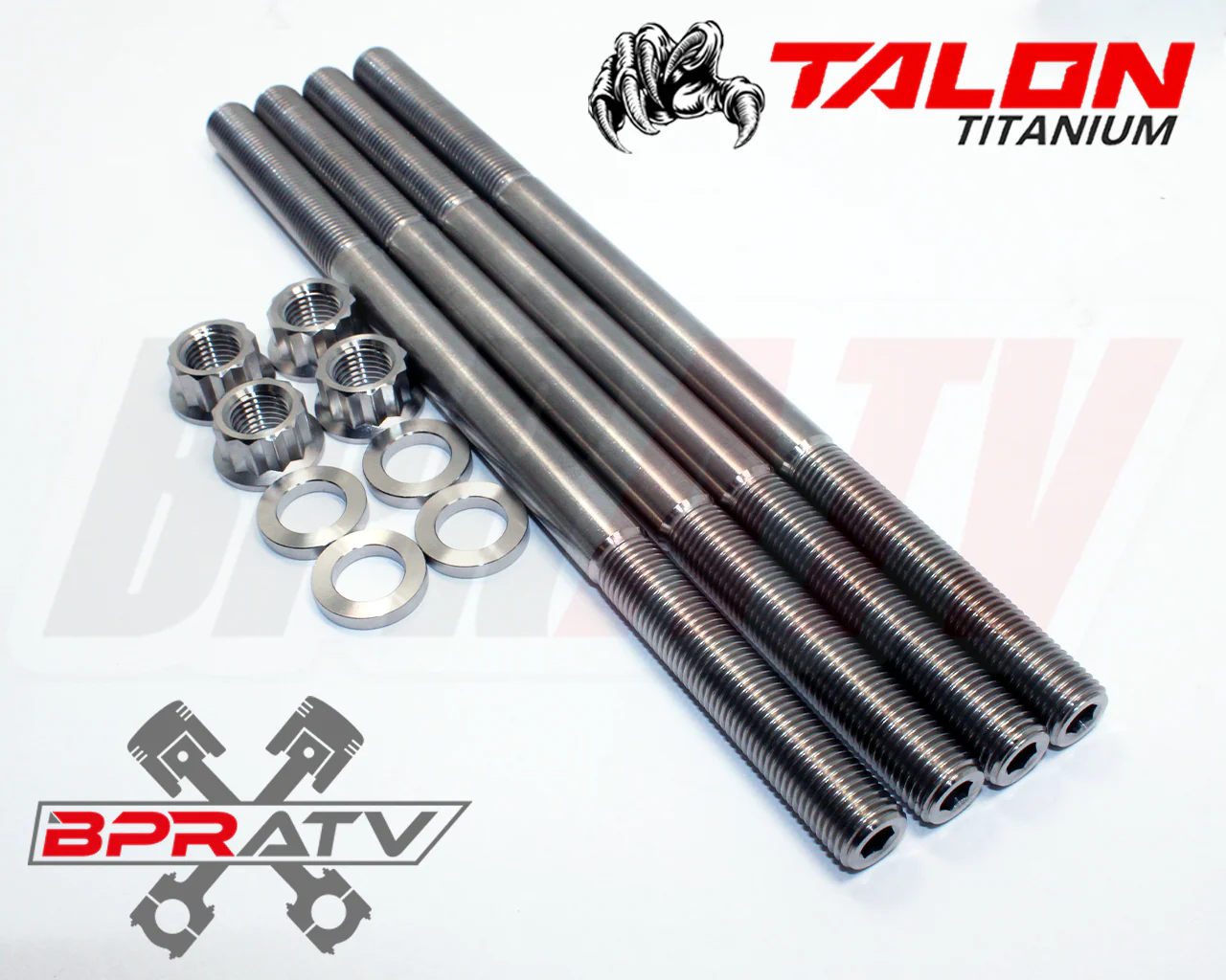 85-87 Honda TRX250 TRX 250 FOURTRAX Titanium Cylinder Bolts Studs Head Stud Kit - Image 14