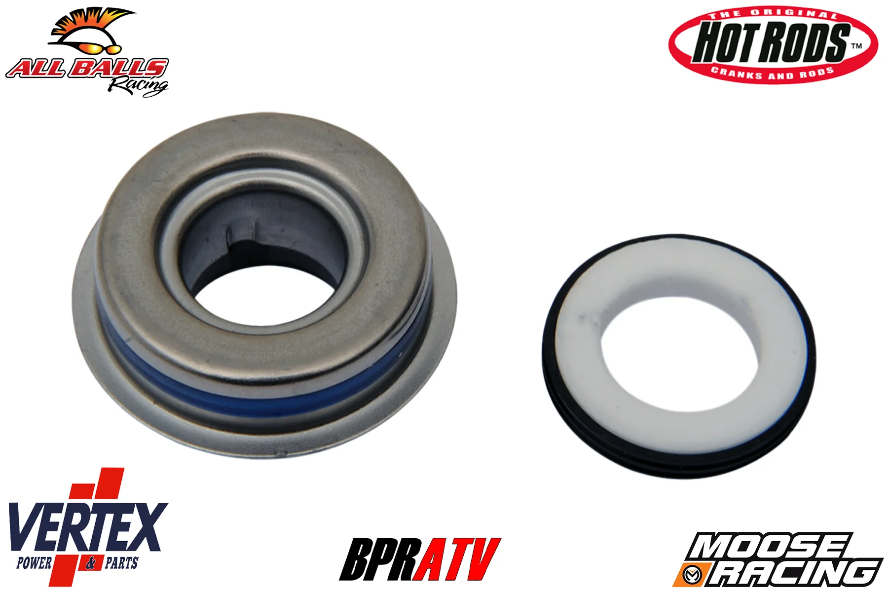 86-89 Honda TRX250R TRX 250R Hot Rods Vertex Water Pump Rebuild Kit Seal Bearing - Image 5