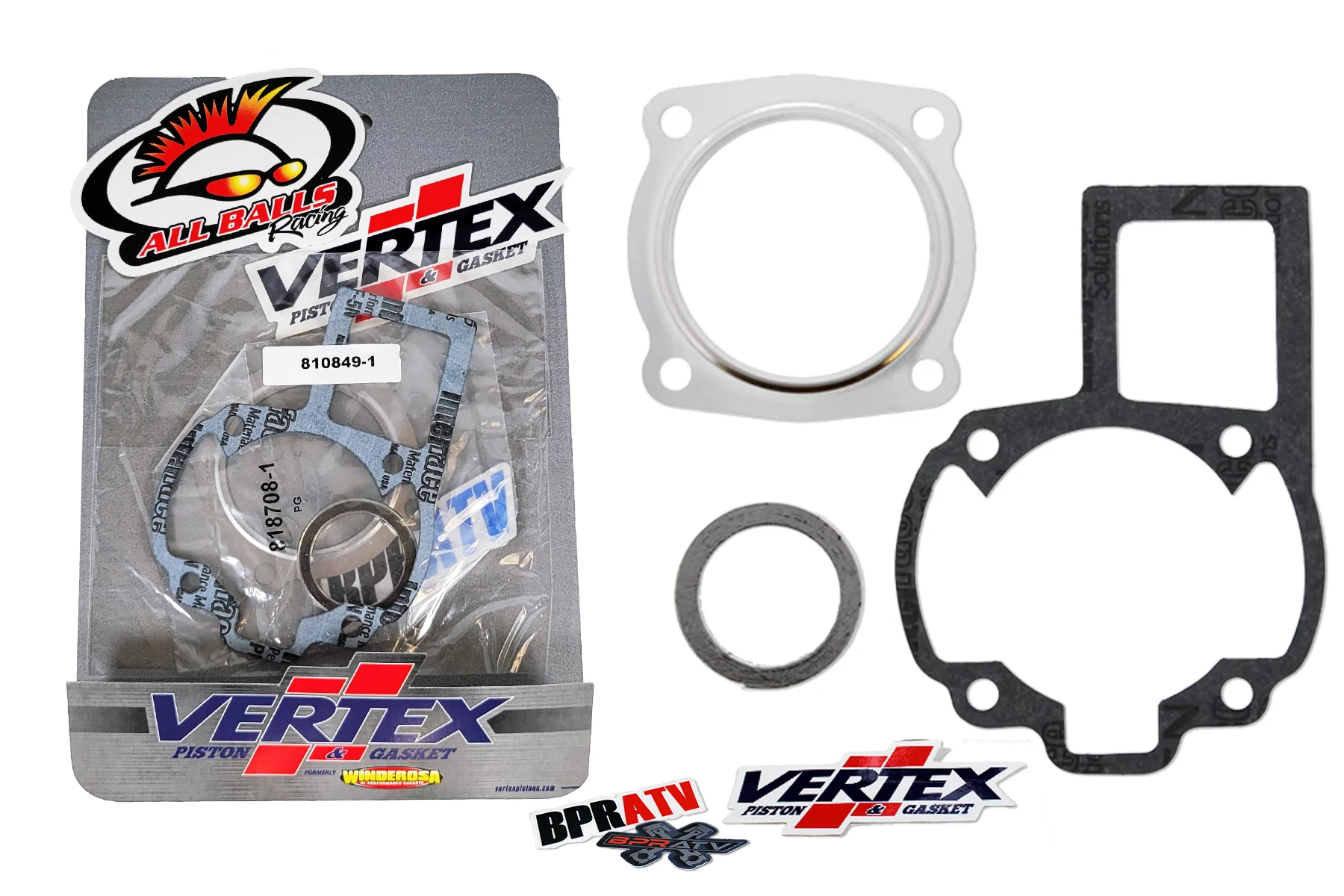 87-06 Suzuki LT80 LT 80 Wiseco Stock 50mm Bore Piston Vertex Gasket Rebuild Kit! - Image 9