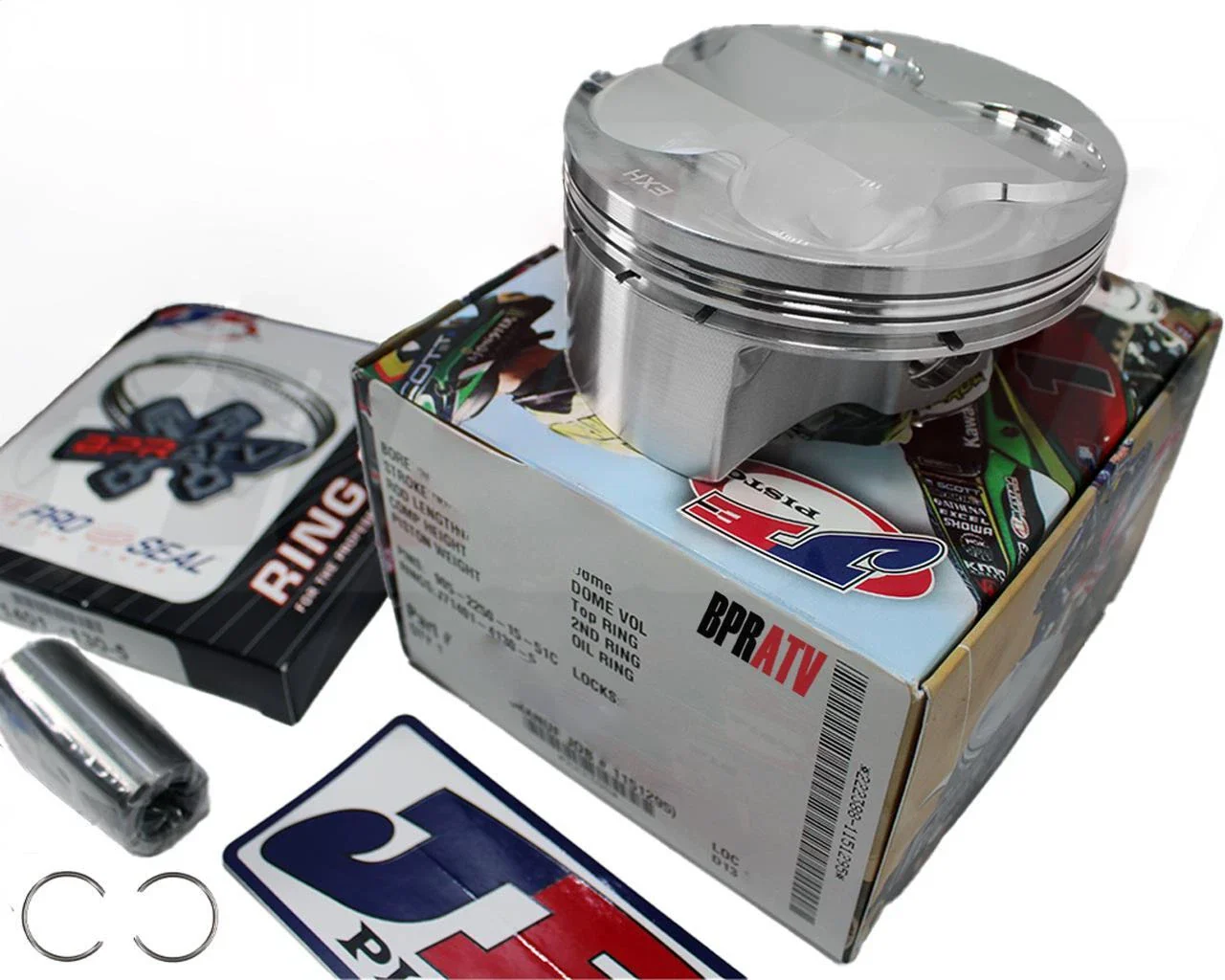 93-17 Honda XR650L XR 650L 102mm BIG BORE 11.25:1 JE Piston Cometic Gaskets Kit - Image 9