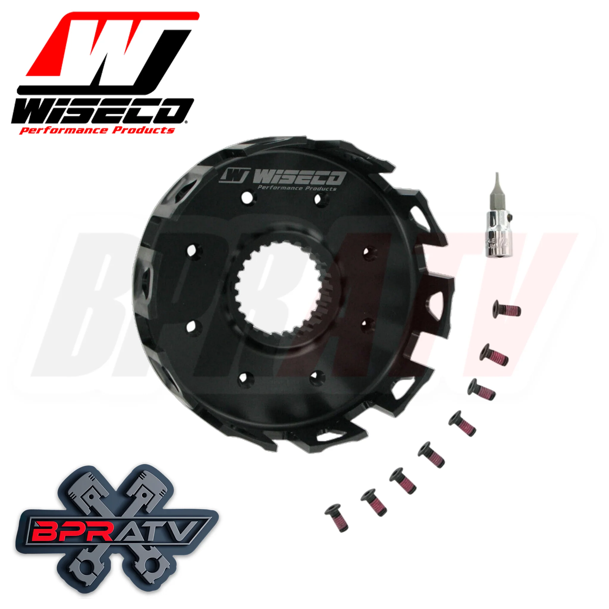 03-25 Yamaha YZ250 YZ 250 WISECO Heavy Duty CNC Forged Clutch Basket Clutch Kit - Image 3