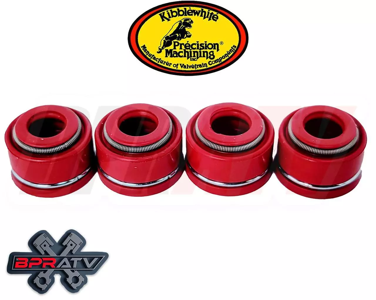 96-04 Honda XR400R 400R RFVC Head Valve Stem Guide Viton RED Seals Seal Set of 4 - Image 18