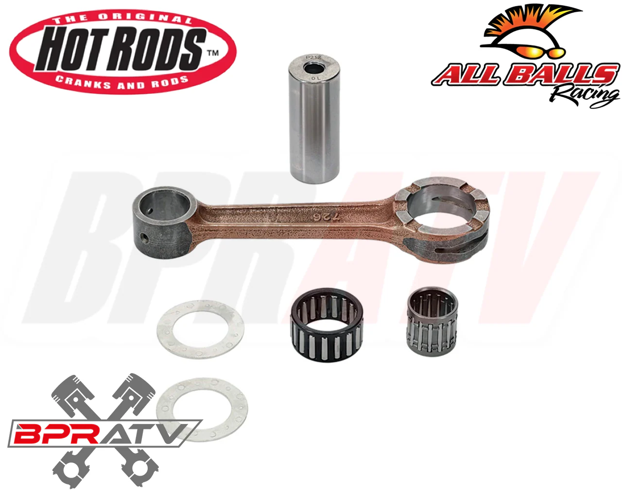 99-00 Yamaha YZ250 YZ 250 Cylinder Piston Hot Rods Crank Full Motor Rebuild Kit - Image 11