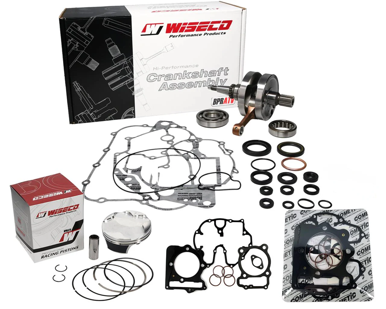 99-04 Honda 400EX 87mm Big Bore Cylinder Crank Wiseco Piston Engine Rebuild Kit - Image 3